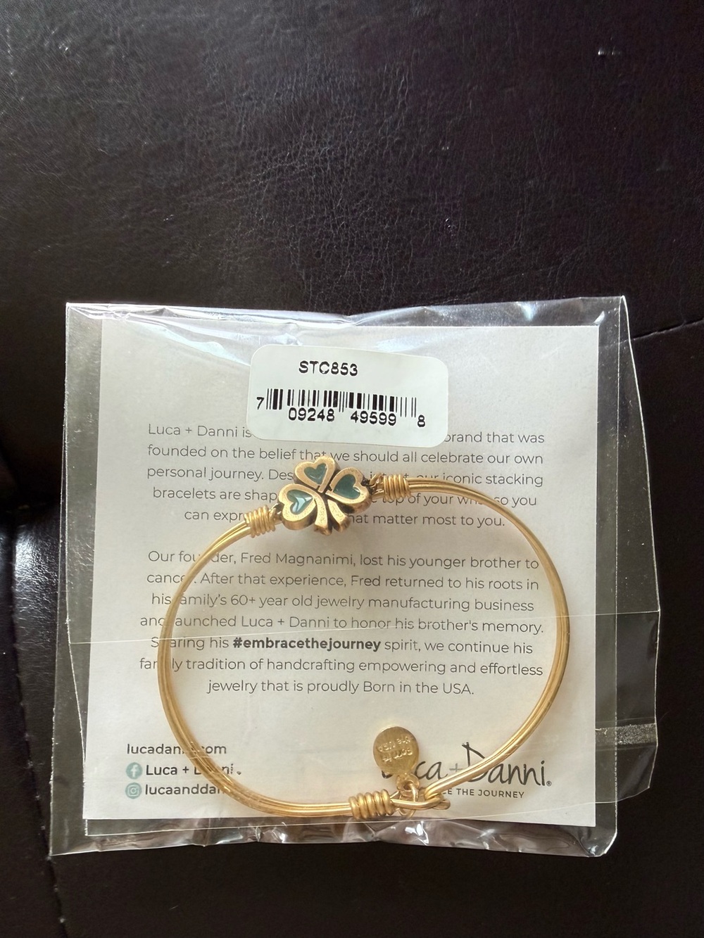 Luca + Danni Shamrock  bracelet NWT